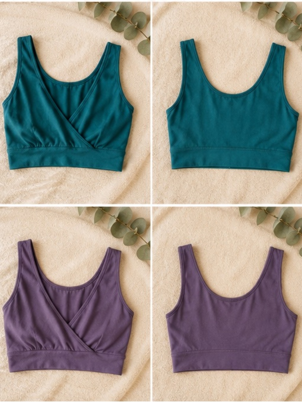 Wrap-Style Sports Bra